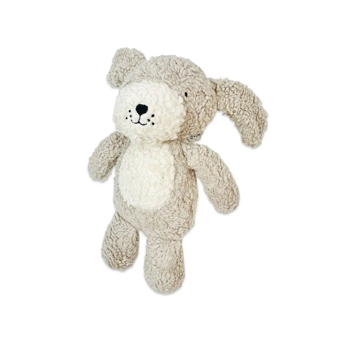 Rocky Lil Dog SHERPA Knit Soft Toy - Organic - The Baby Blanket Store LLC
