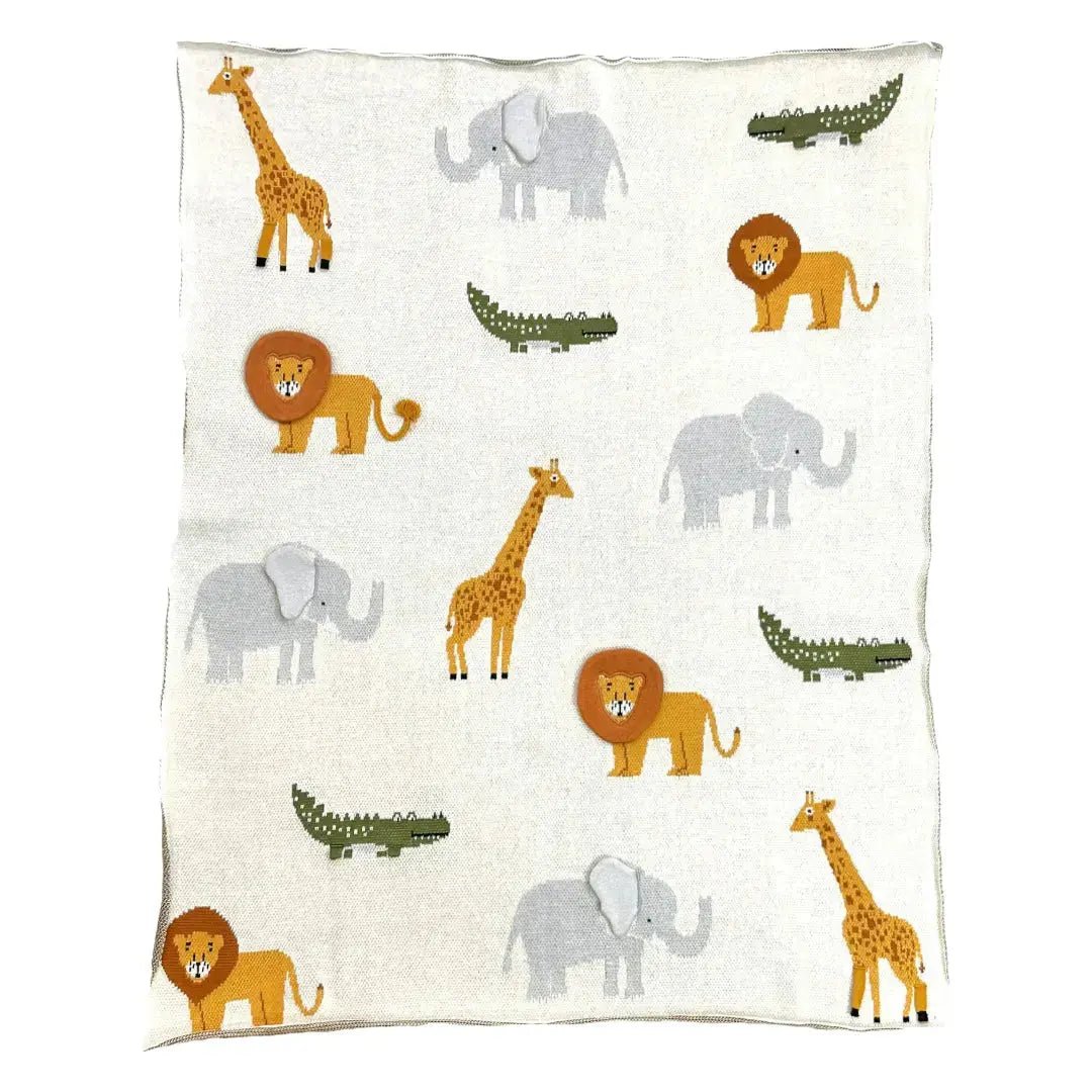 Savannah and Lion The Baby Blanket Store