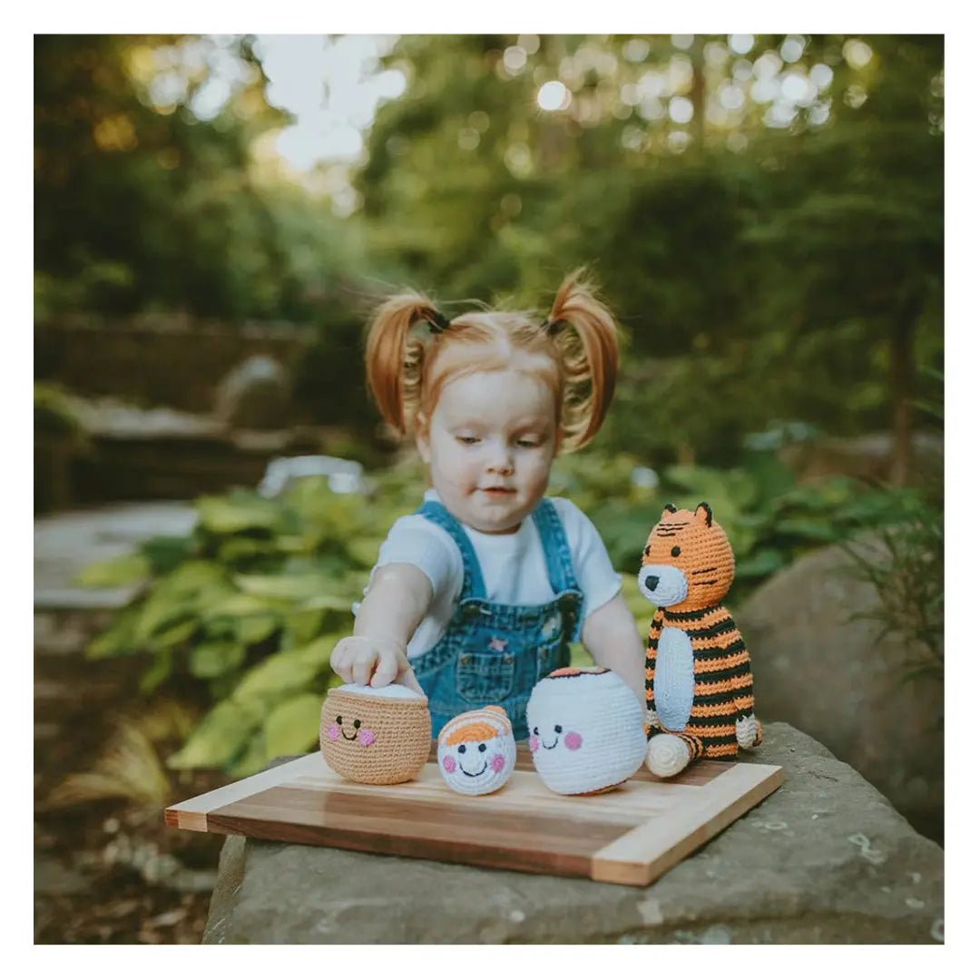Tiger - Handmade Organic Cotton - The Baby Blanket Store LLC Stuffed Animal