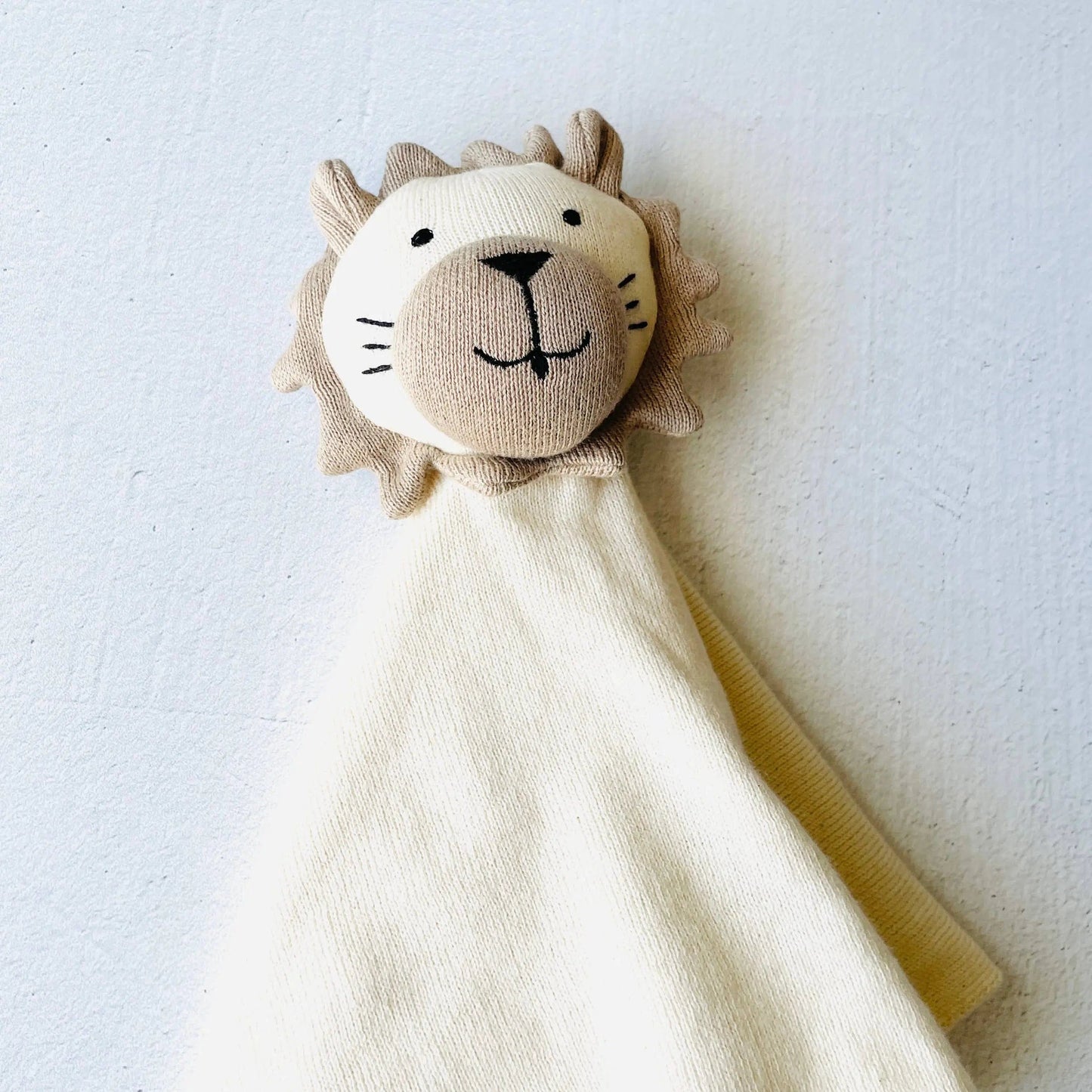 The Baby Blanket Store Security Blankets Natural Lion | Organic Cotton Baby Lovey Security Blanket