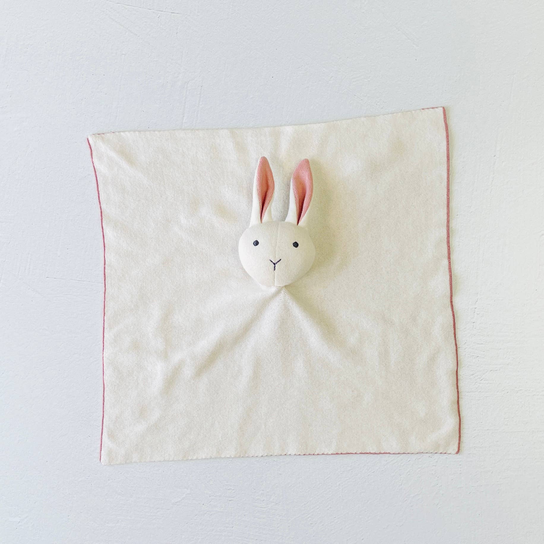The Baby Blanket Store Security Blankets Bunny | Organic Cotton Baby Lovey Security Blanket