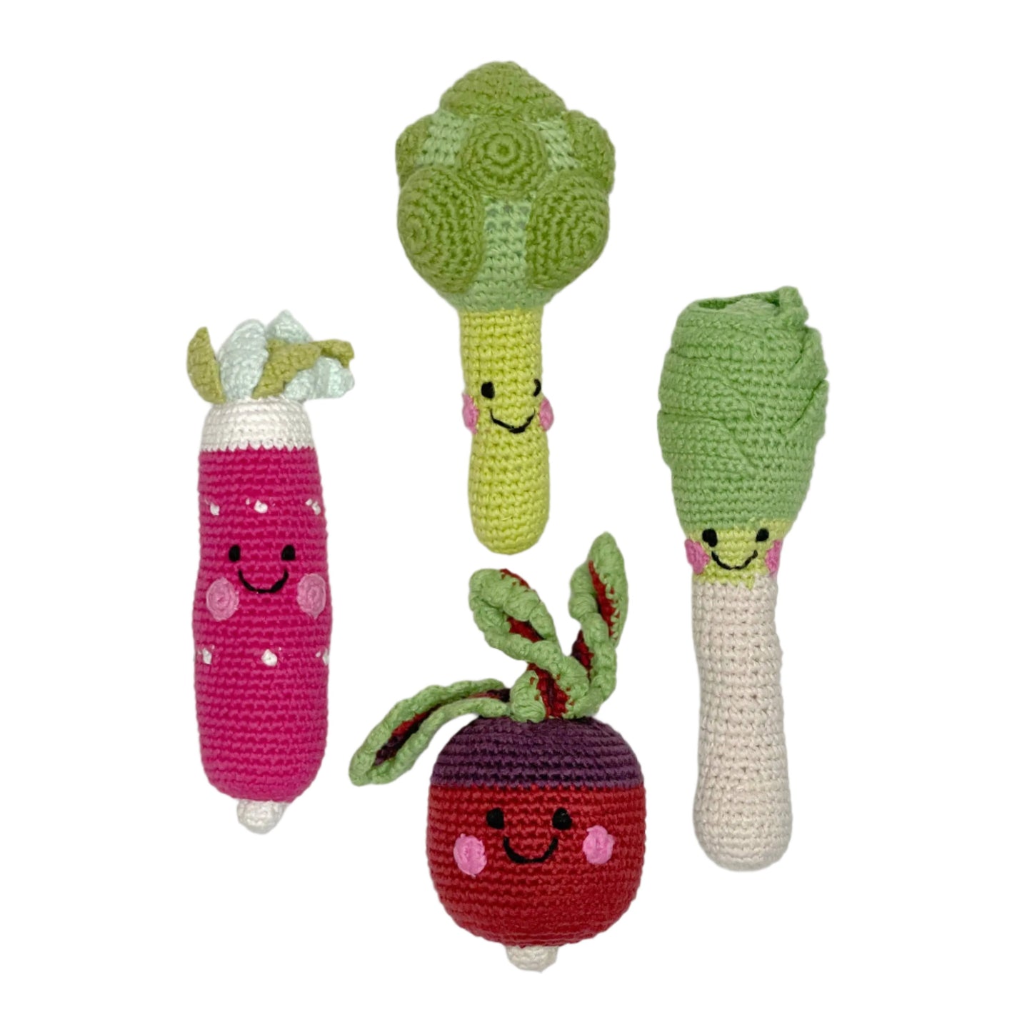 Happy Veggie Plush Toy - Starter Pack Pebble