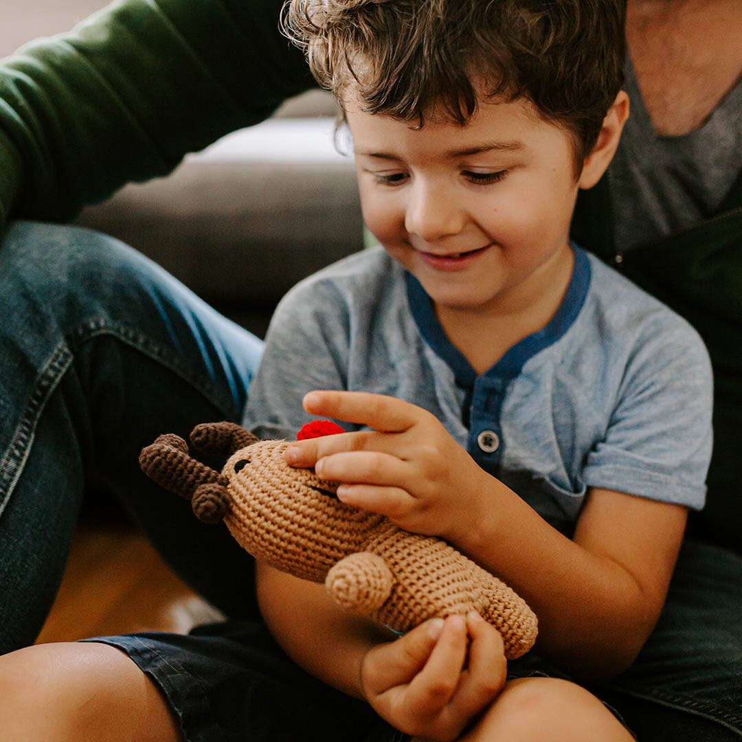 Holiday Toy Rudolph Pebble