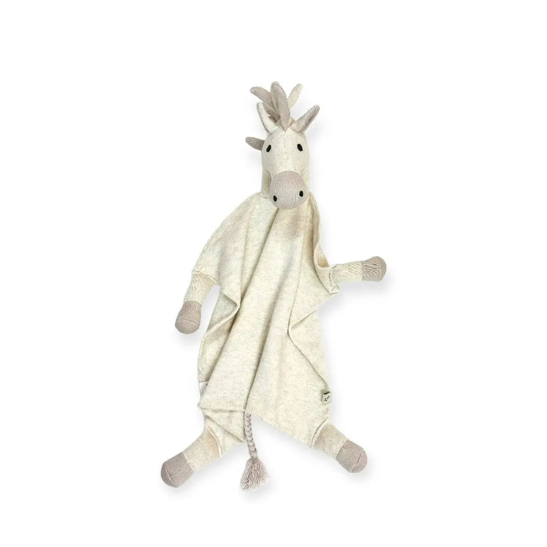 Horse - Organic Baby Lovey Security Blanket Cuddle Cloth - The Baby Blanket Store LLC