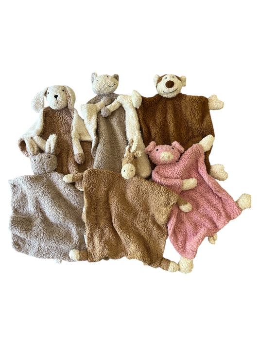 Lovey Security Blanket | Organic Cotton Sherpa | Choose One