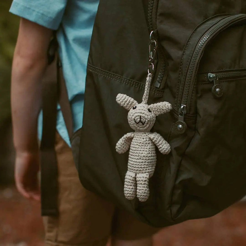 The Baby Blanket Store Cream Bunny | Bag Charm