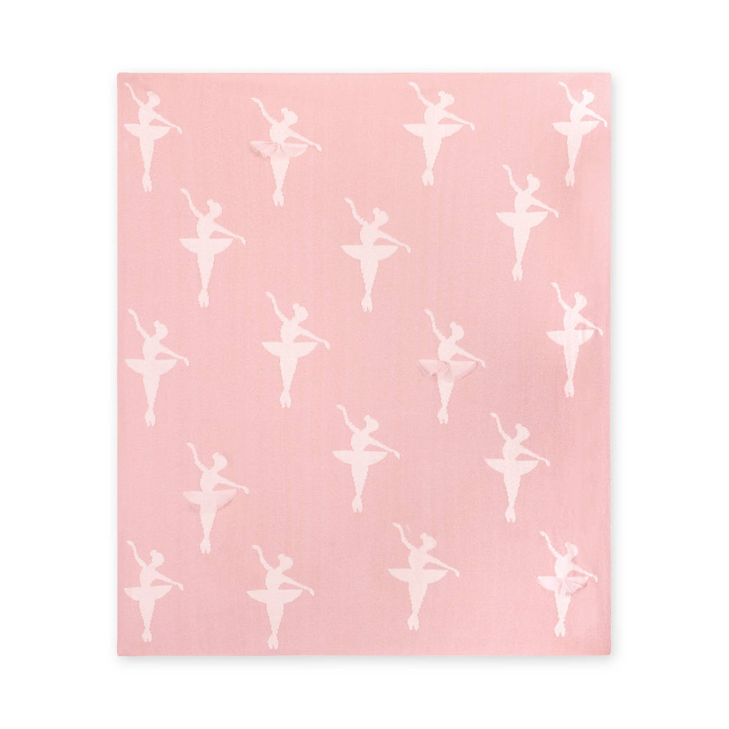 Viverano Organics Ballerina Tutu 3D - Jacquard Sweater Knit Baby Blankets