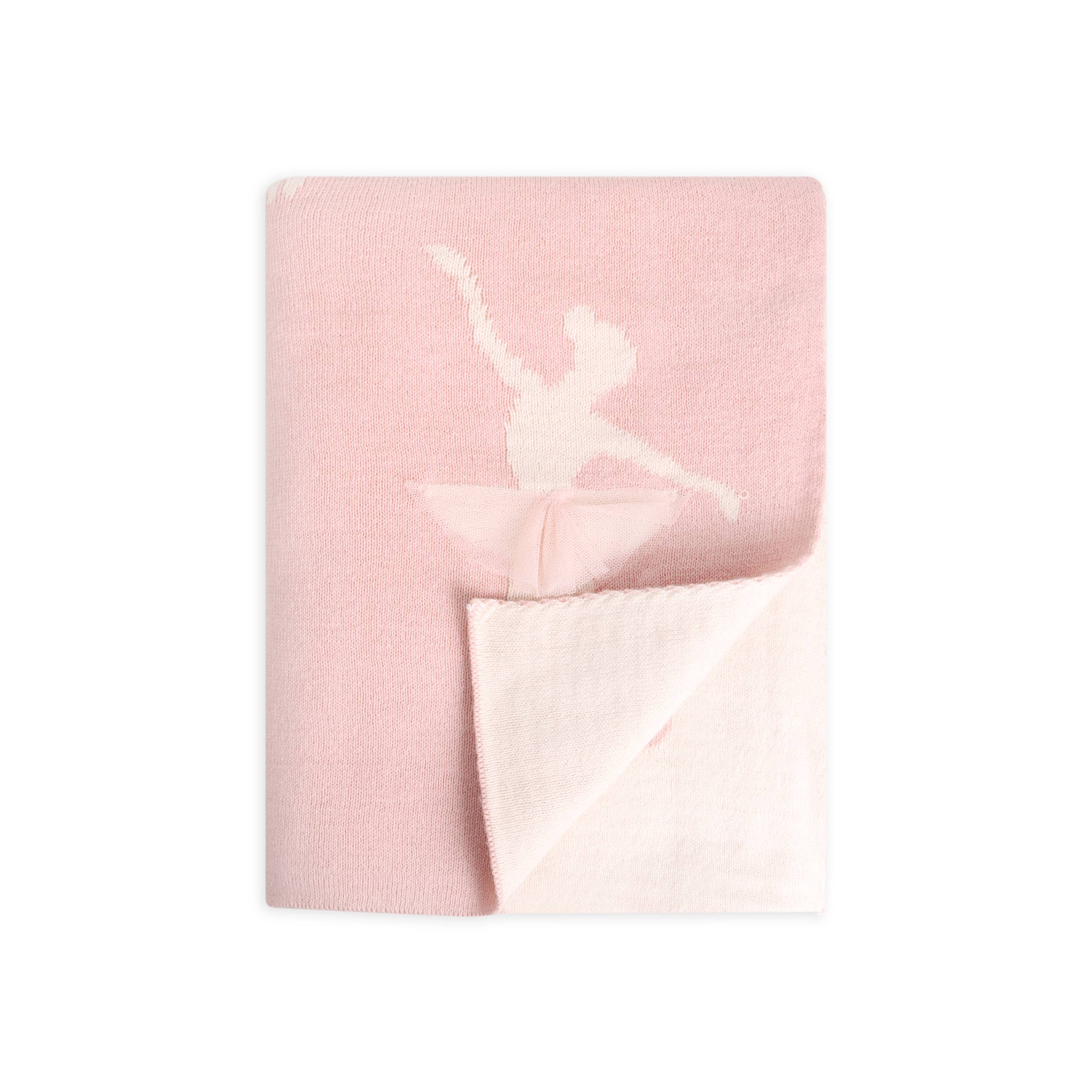 Viverano Organics Ballerina Tutu 3D - Jacquard Sweater Knit Baby Blankets