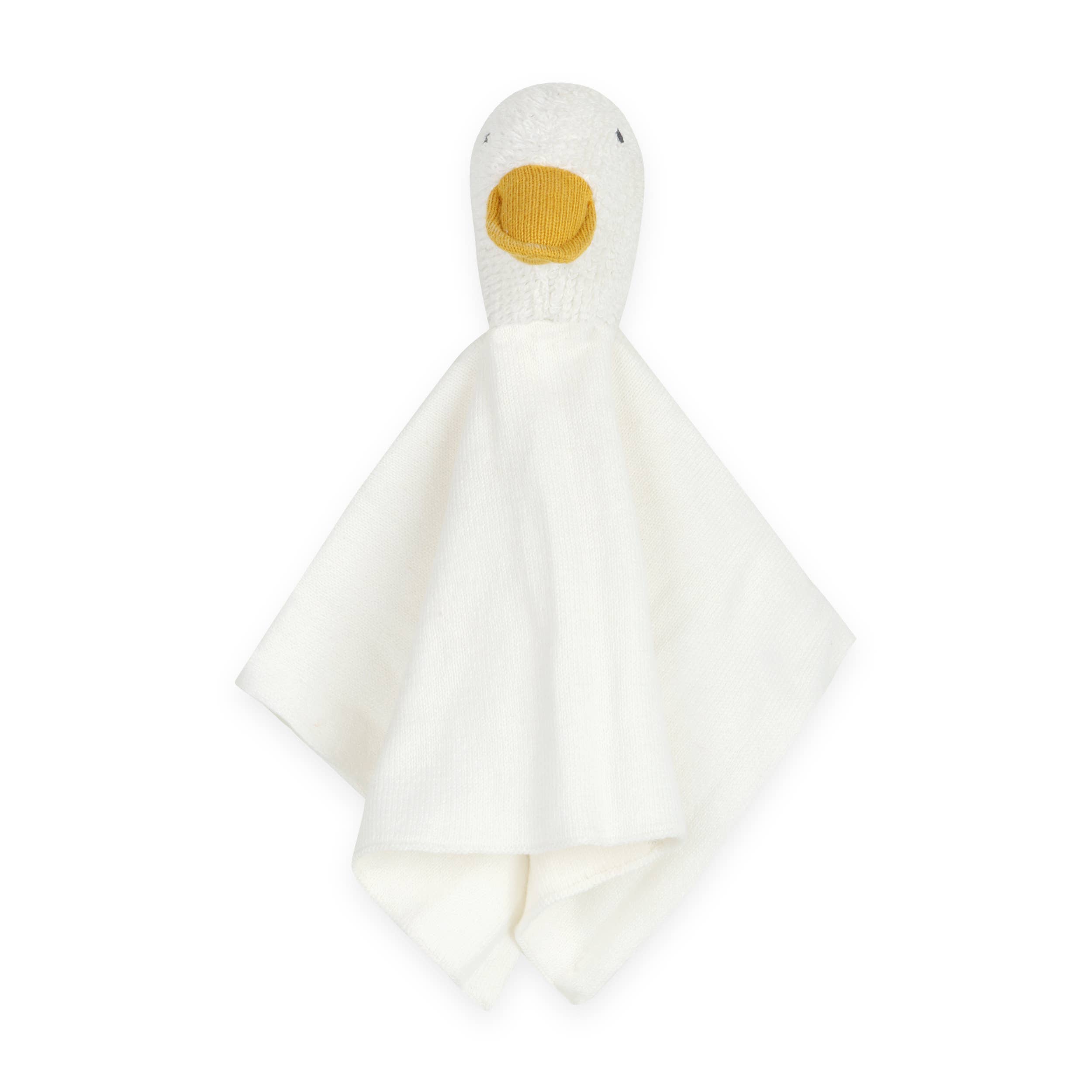 Viverano Organics Ivory / One Size Duck - Organic Baby Lovey Security Blanket