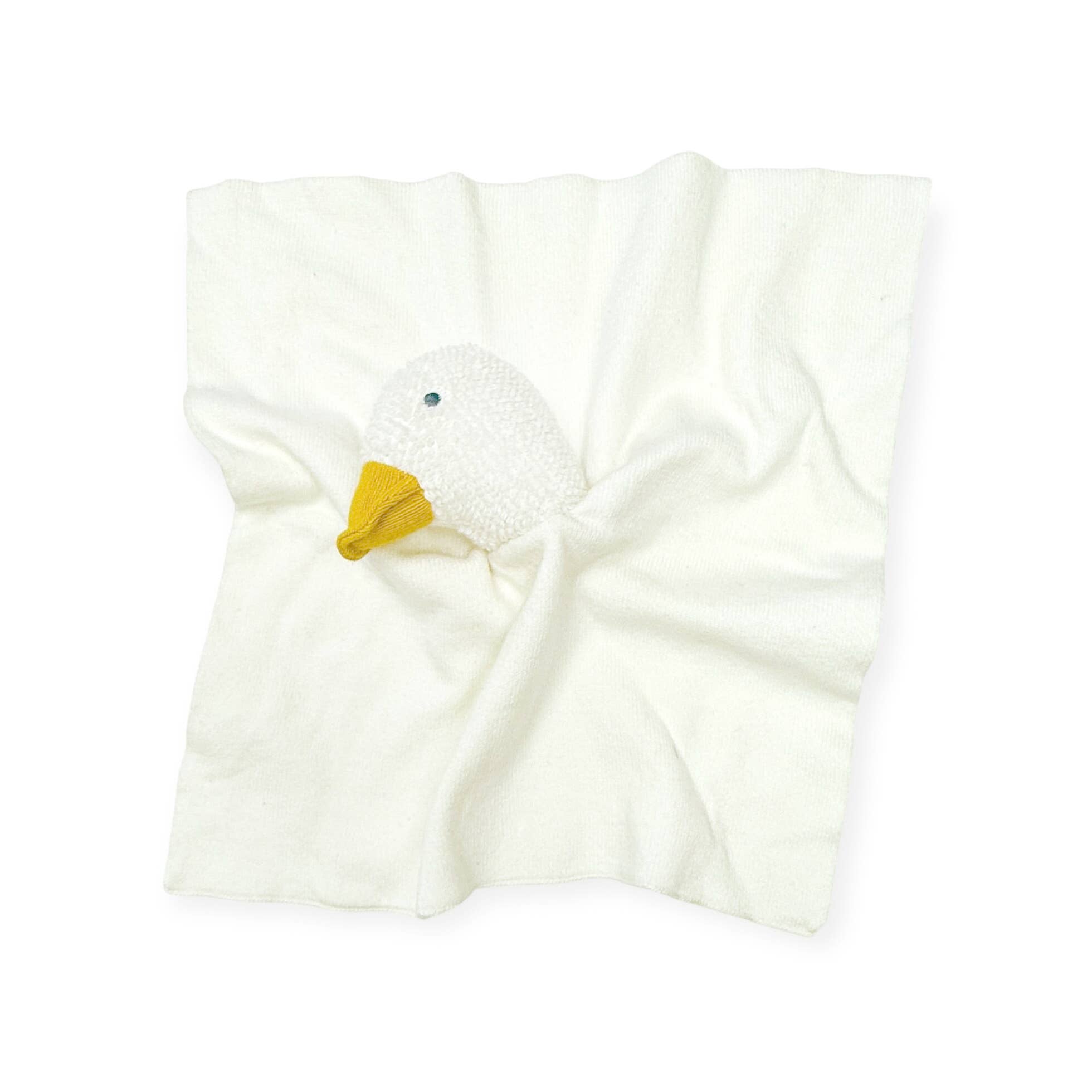 Viverano Organics Ivory / One Size Duck - Organic Baby Lovey Security Blanket