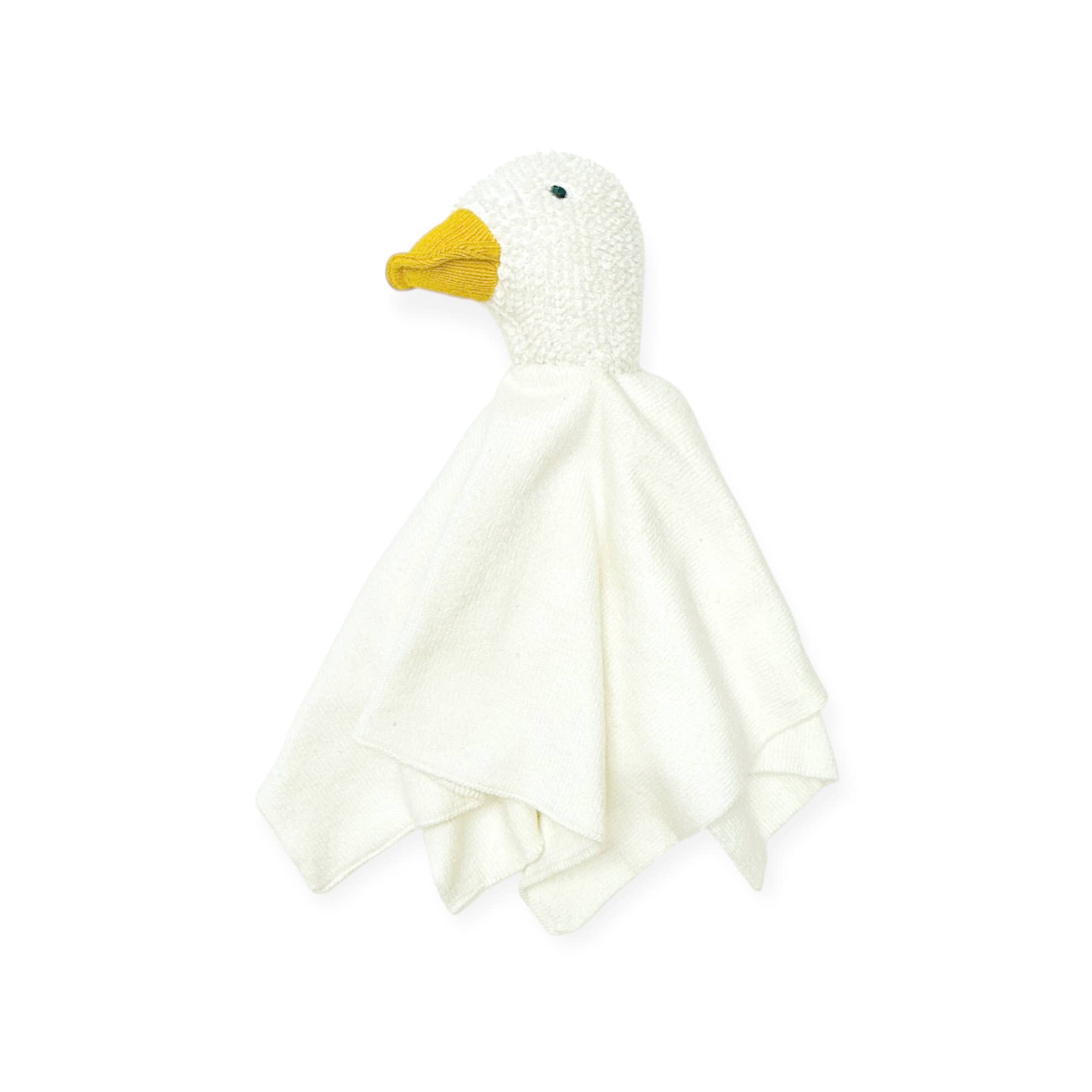 Viverano Organics Ivory / One Size Duck - Organic Baby Lovey Security Blanket
