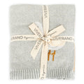 Viverano Organics Vanilla Grey / One Size Duck Waddle - Organic Jacquard Knit Baby Blankets