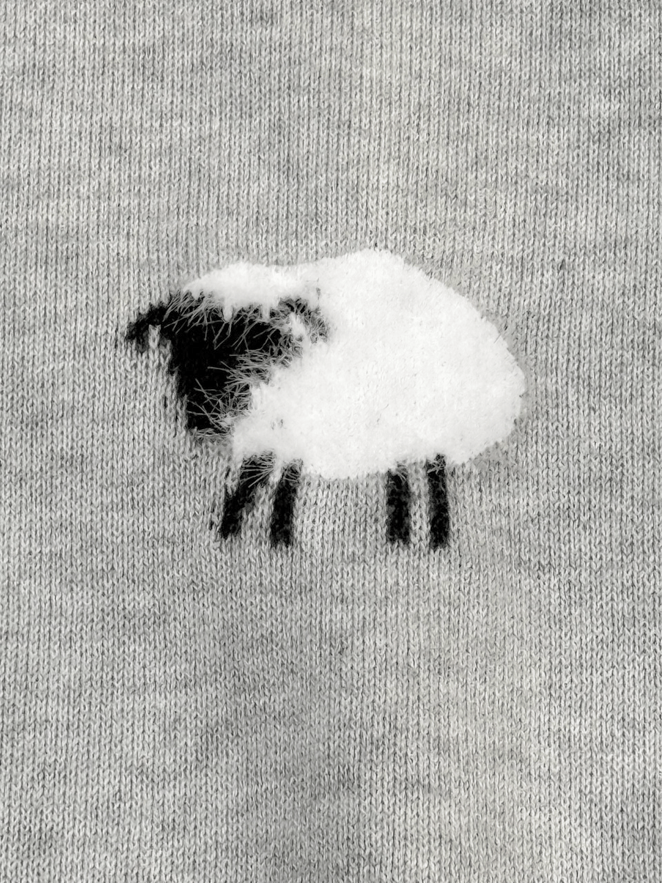 The Baby Blanket Store clothing Furry Sheep Jacquard Sweater Knit Baby Jumpsuit (Organic)