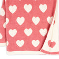 Viverano Organics Baby Pink / One Size Fuzzy Love - Soft Organic Jacquard Knit Baby Blankets