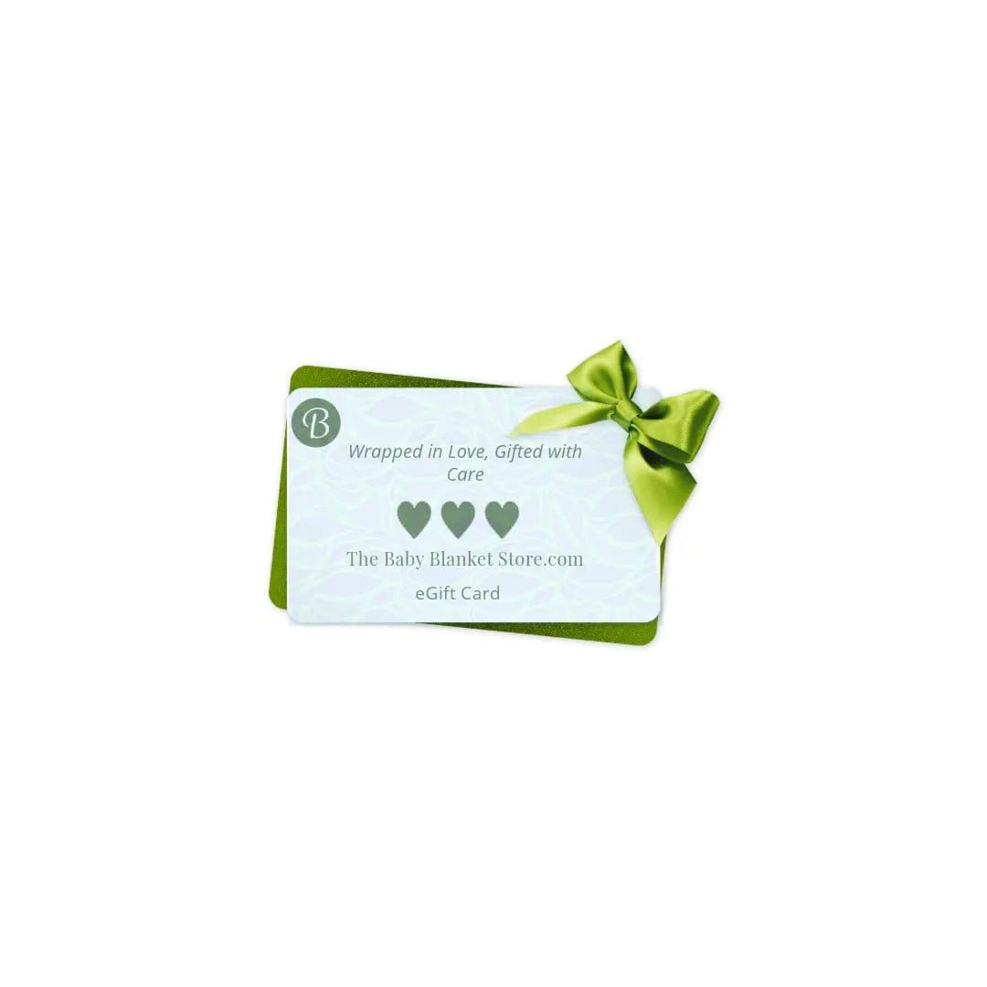 The Baby Blanket Store Gift Card Wrapped in Love, Gifted with Care - Gift Card - Great for a Baby Shower Gift