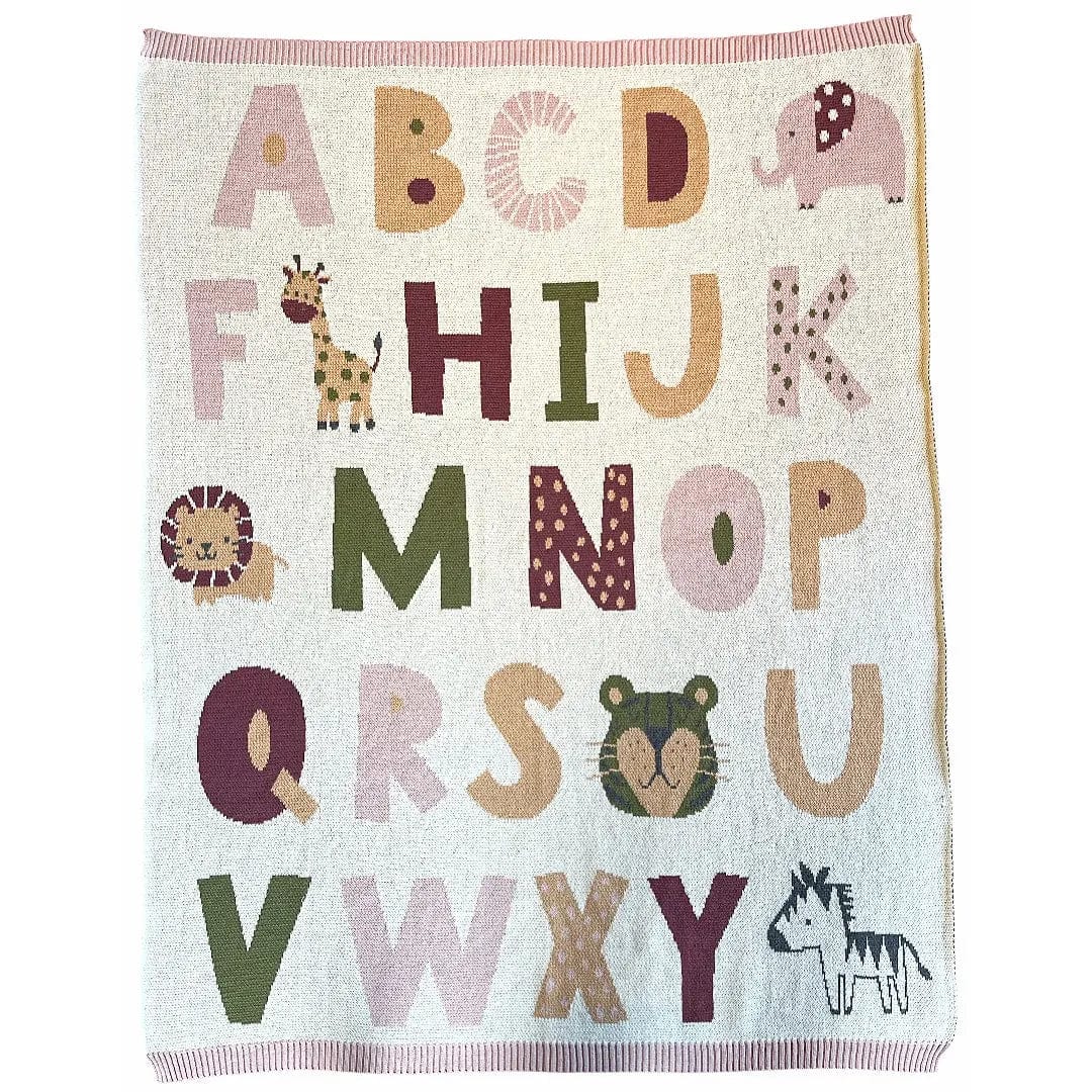 The Baby Blanket Store Bundle Jacquard Baby Blanket & Pink Pig Lovey Bundle | Organic Cotton