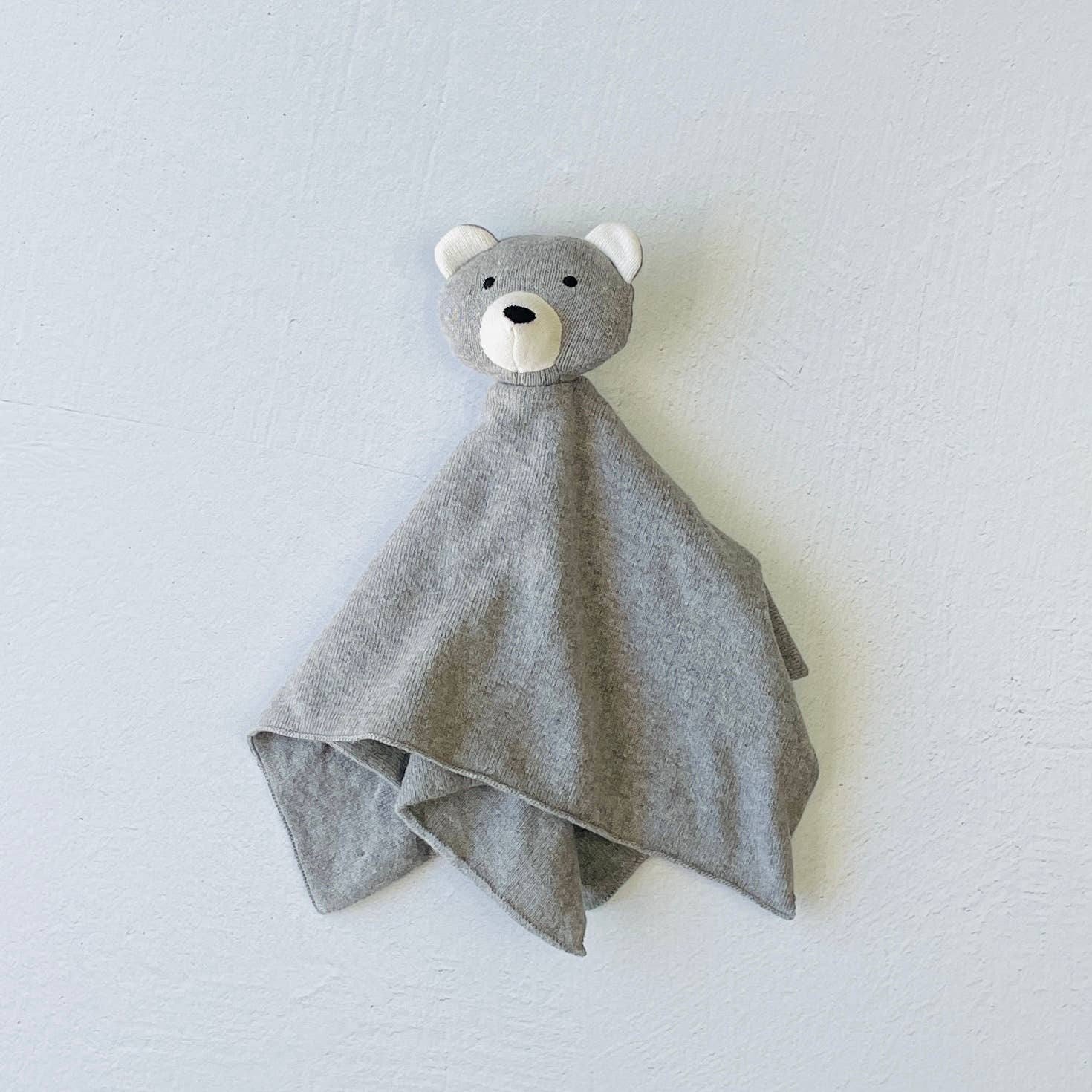 The Baby Blanket Store Security Blankets Grey Bear | Organic Cotton Baby Lovey Security Blanket