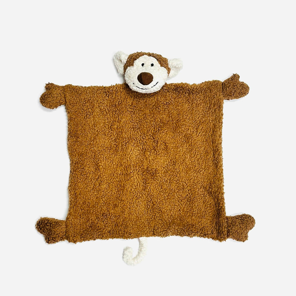 The Baby Blanket Store Security Blankets Monkey / OS Lovey Security Blanket | Organic Cotton Sherpa | Choose One