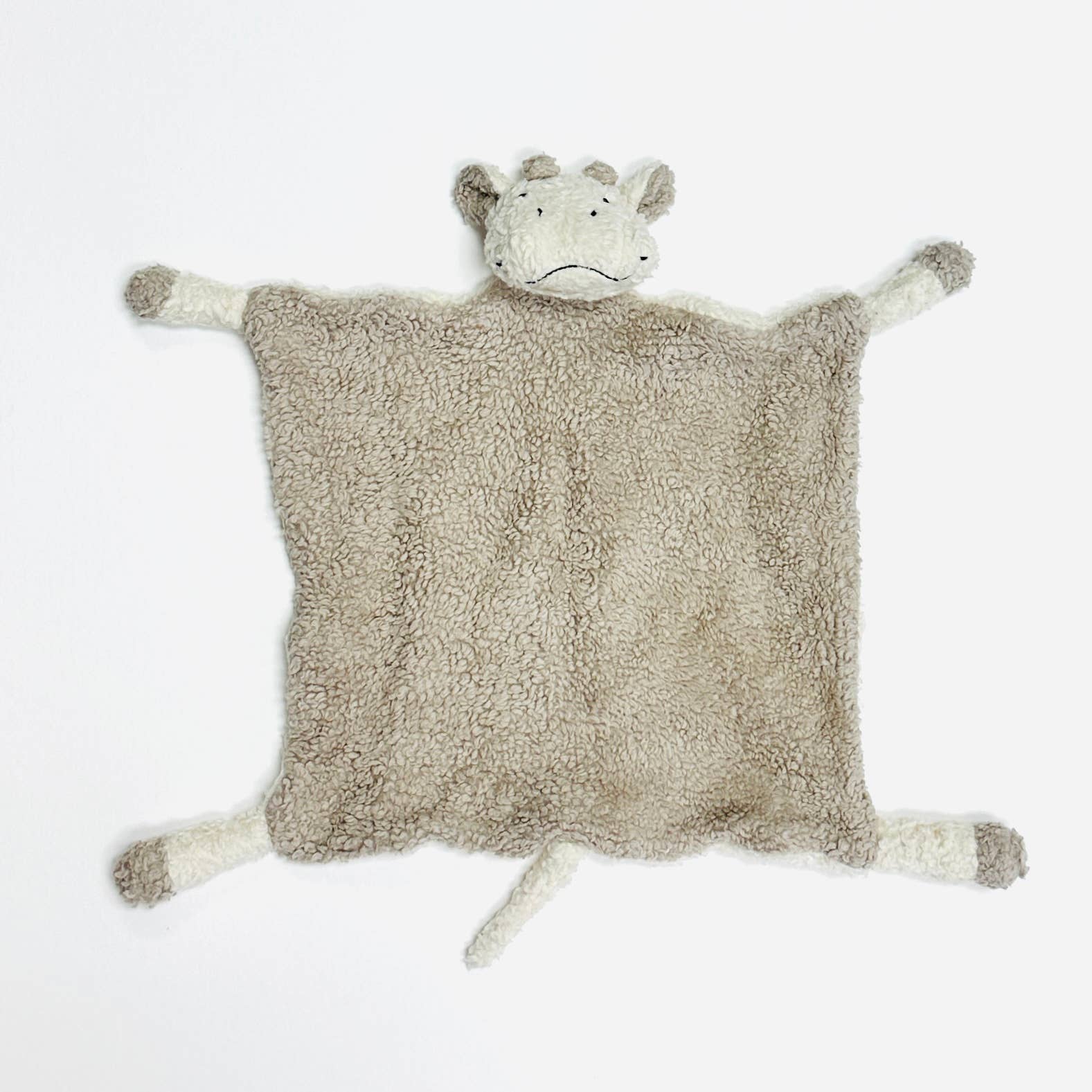The Baby Blanket Store Security Blankets Cow / OS Lovey Security Blanket | Organic Cotton Sherpa | Choose One