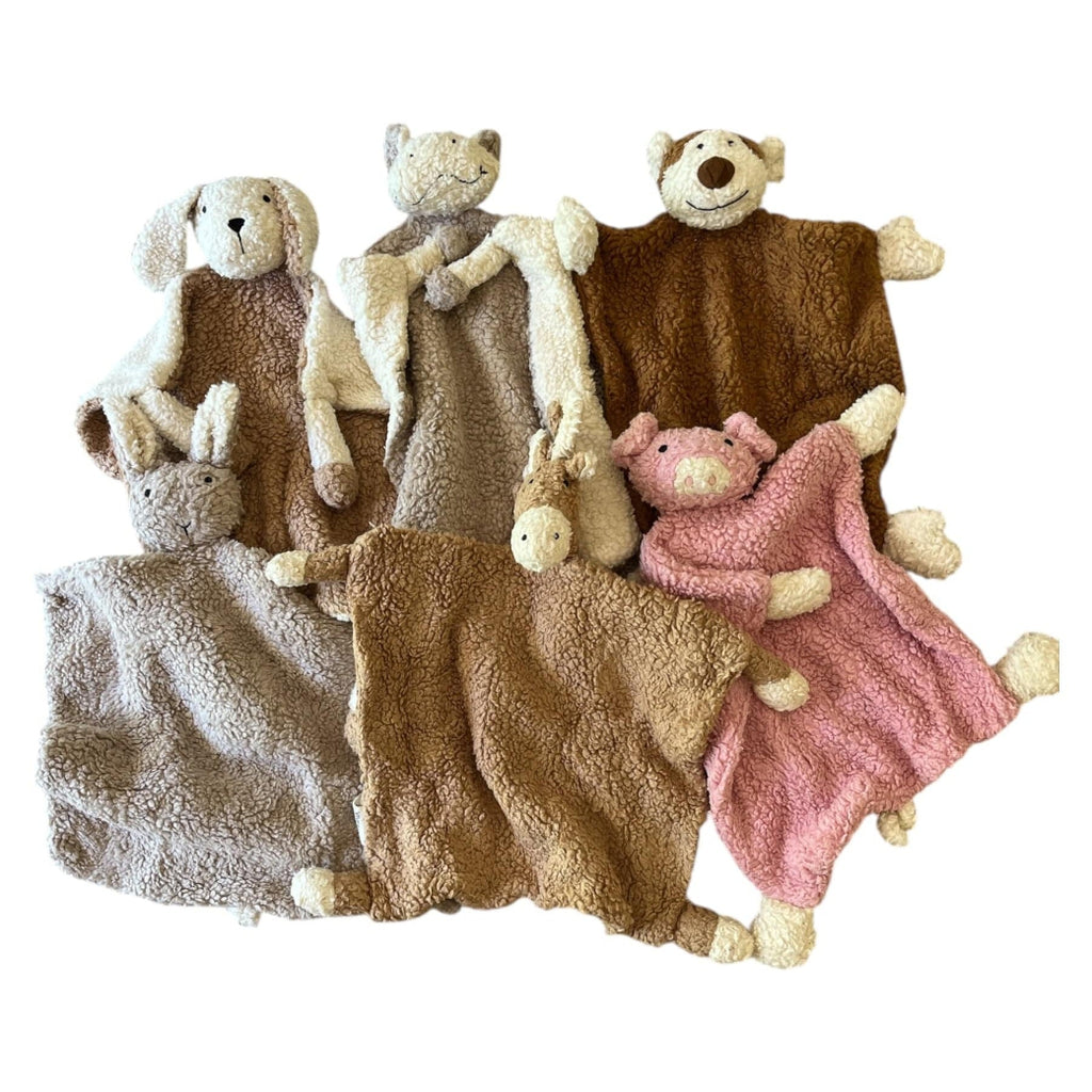 The Baby Blanket Store Security Blankets Lovey Security Blanket | Organic Cotton Sherpa | Choose One