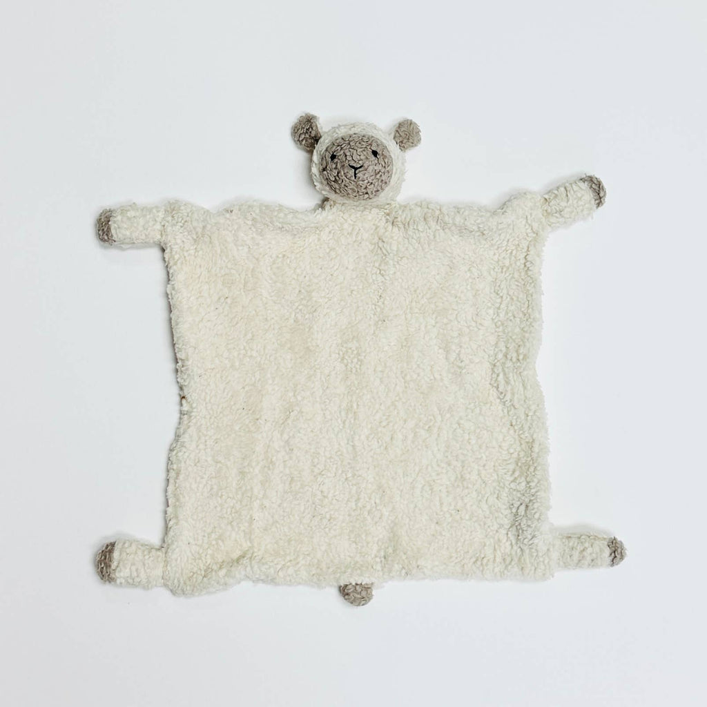 The Baby Blanket Store Security Blankets Lovey Security Blanket | Organic Cotton Sherpa | Choose One