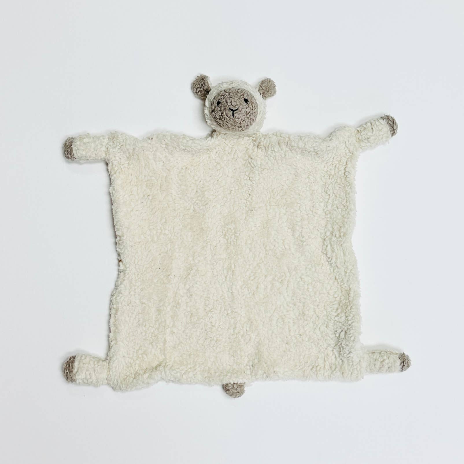 The Baby Blanket Store Security Blankets Lovey Security Blanket | Organic Cotton Sherpa | Choose One