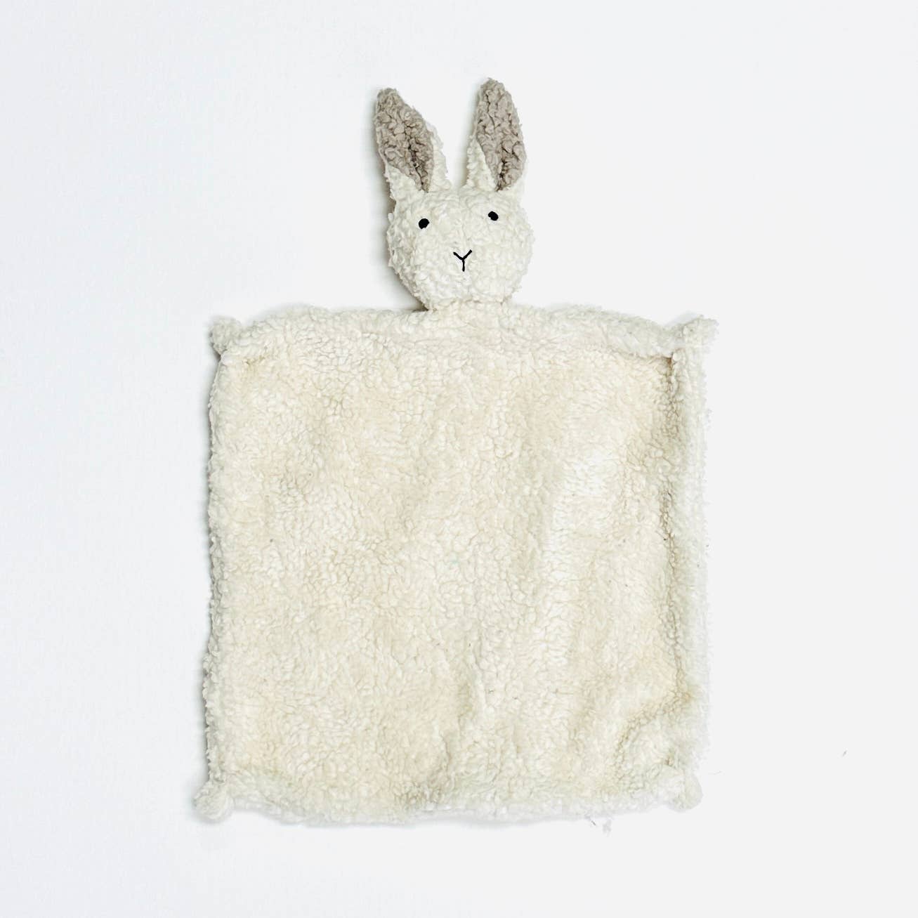 The Baby Blanket Store Security Blankets Bunny (Natural) / OS Lovey Security Blanket | Organic Cotton Sherpa | Choose One
