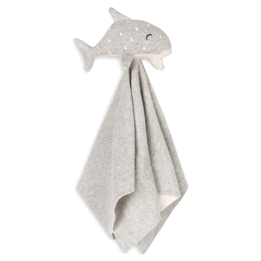 The Baby Blanket Store Security Blankets Grey Heather / One Size Whale | Organic Cotton Baby Lovey Security Blanket
