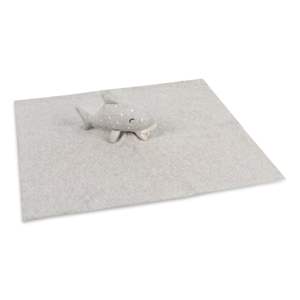 The Baby Blanket Store Security Blankets Grey Heather / One Size Whale | Organic Cotton Baby Lovey Security Blanket