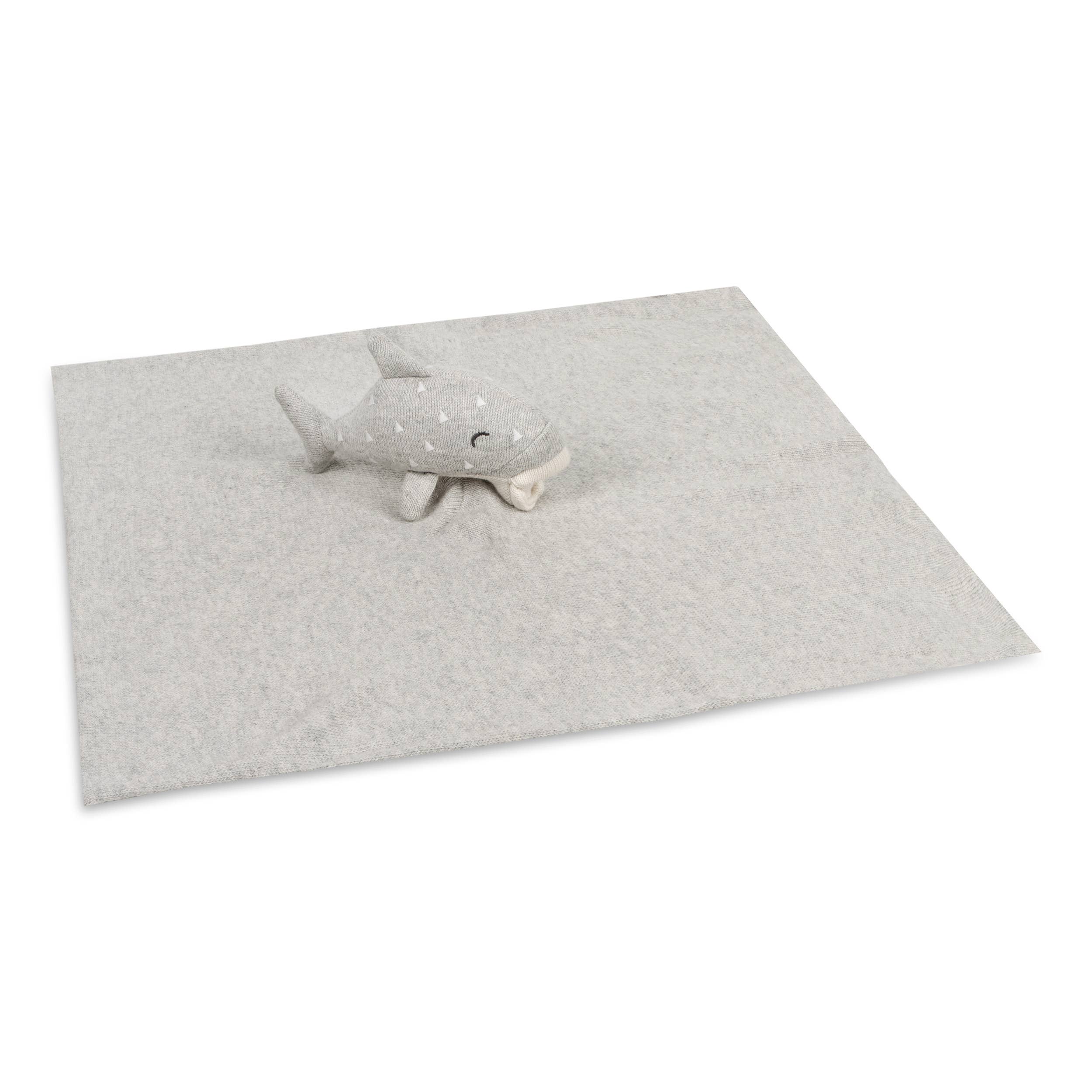 The Baby Blanket Store Security Blankets Grey Heather / One Size Whale | Organic Cotton Baby Lovey Security Blanket
