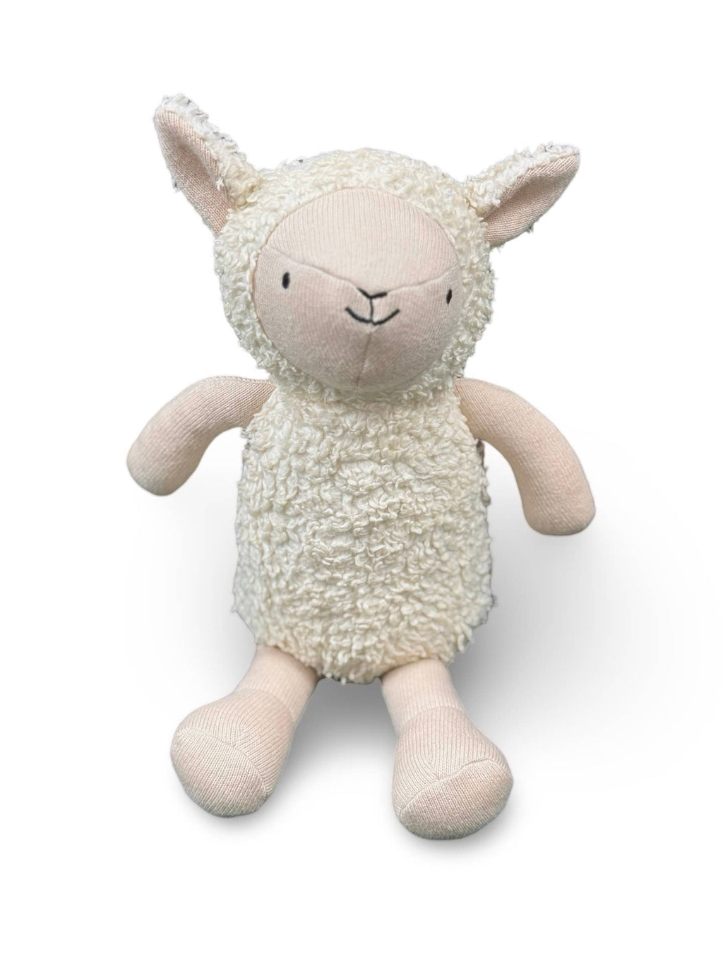 Viverano Organics Natural / One Size Luna Lamb - Organic Sherpa Knit Stuffed Animal Baby Toy