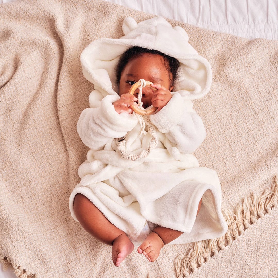 The Baby Blanket Store Pacifier Clip Macrame Pacifier Clip