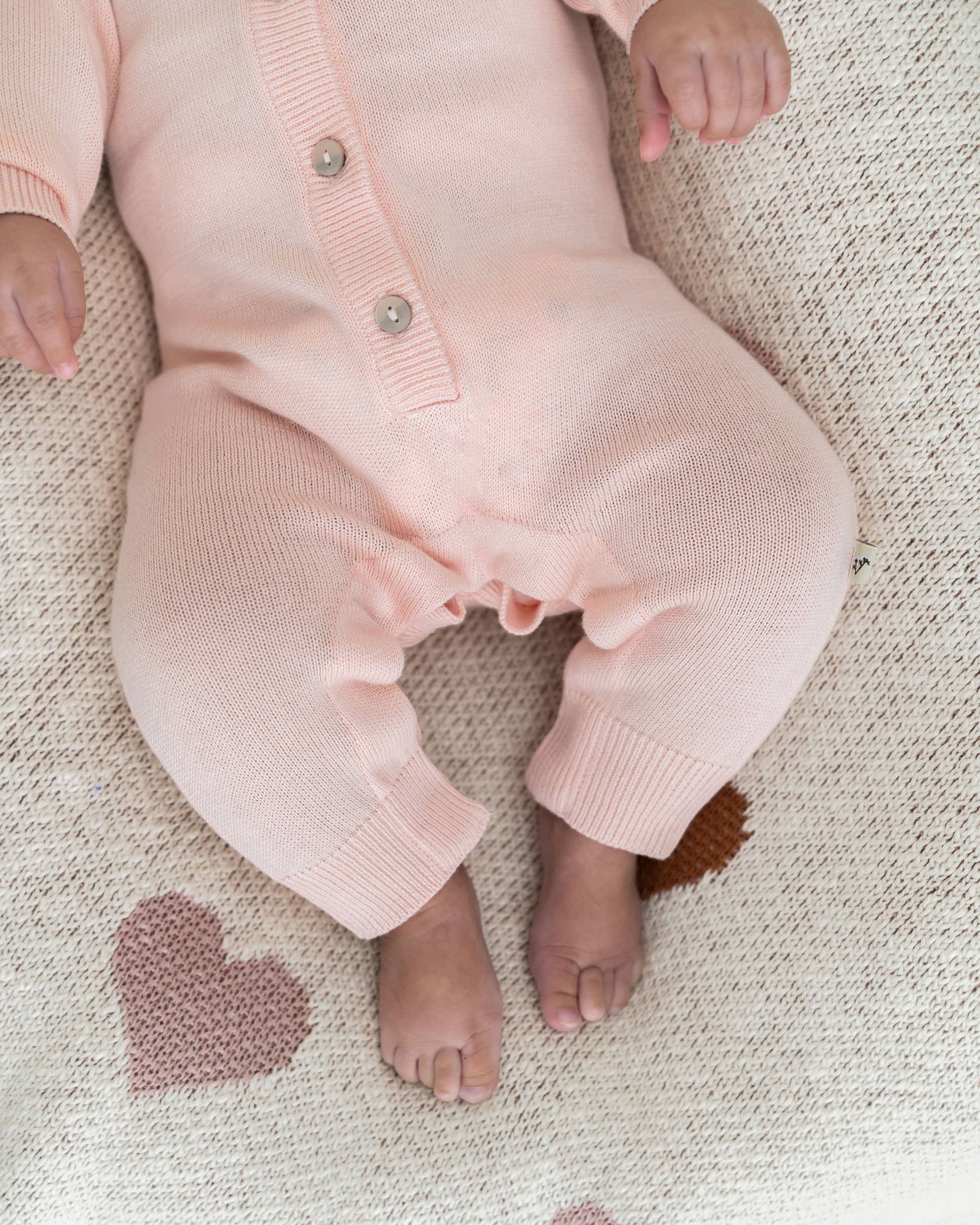 Viverano Organics Milan Knit Baby Pocket Jumpsuit (Organic Cotton)