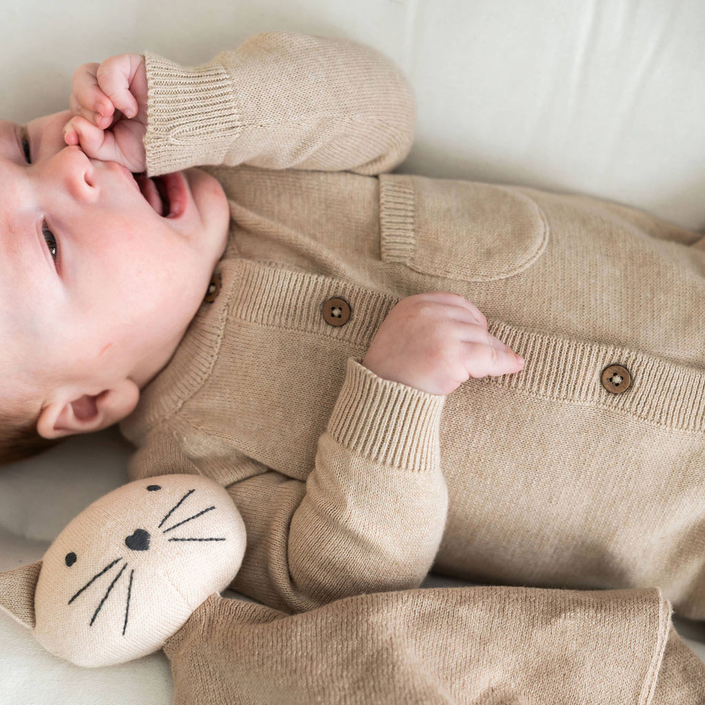 Viverano Organics Milan Knit Baby Pocket Jumpsuit (Organic Cotton)