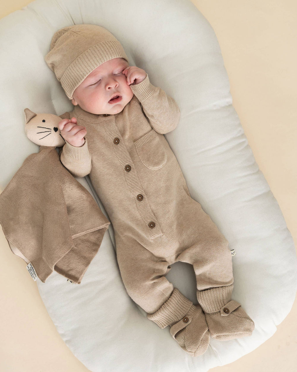 Viverano Organics Milan Knit Baby Pocket Jumpsuit (Organic Cotton)