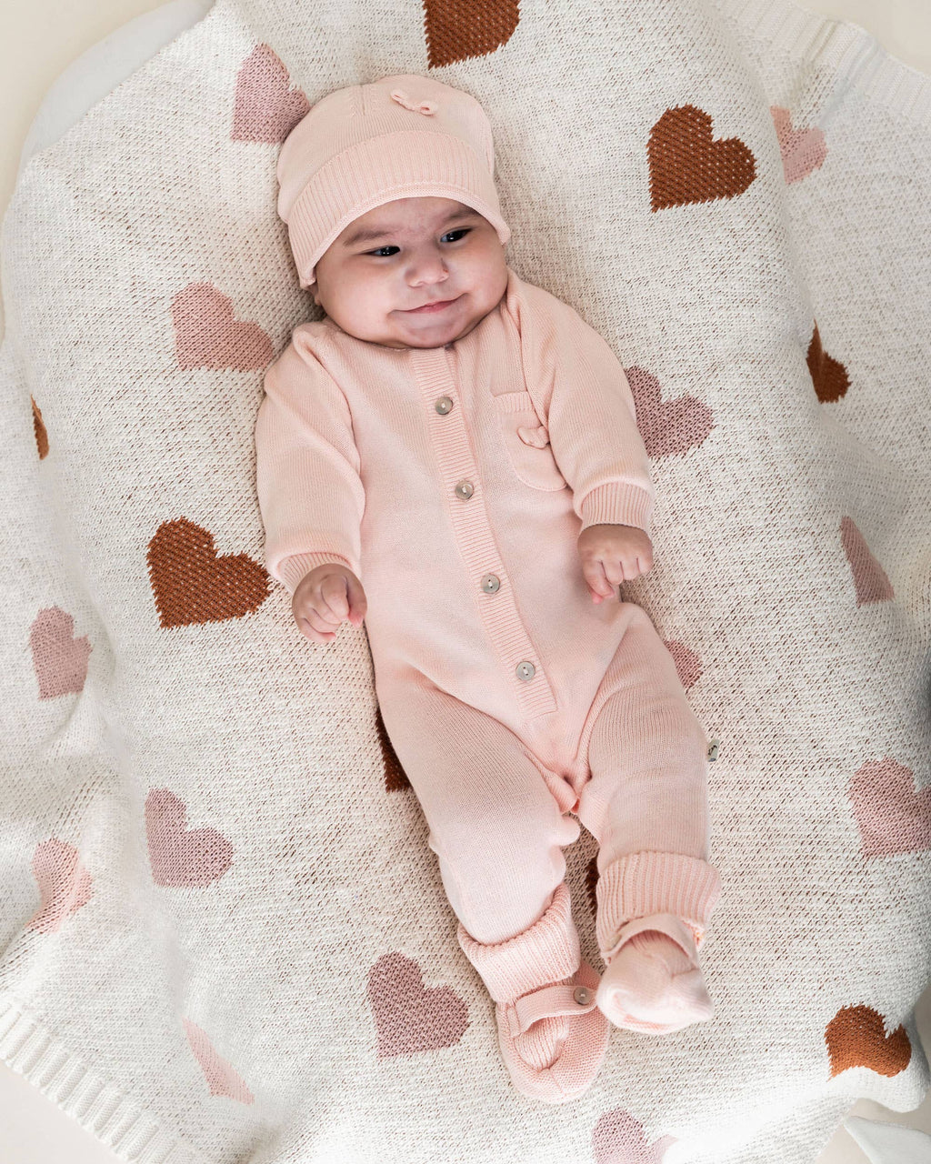 Viverano Organics Milan Knit Baby Pocket Jumpsuit (Organic Cotton)