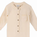 The Baby Blanket Store clothing Milan Knit Baby Pocket Jumpsuit | Organic Cotton