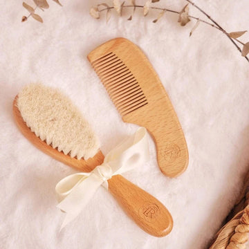 The Baby Blanket Store brush and comb set Baby Brush and Comb Set
