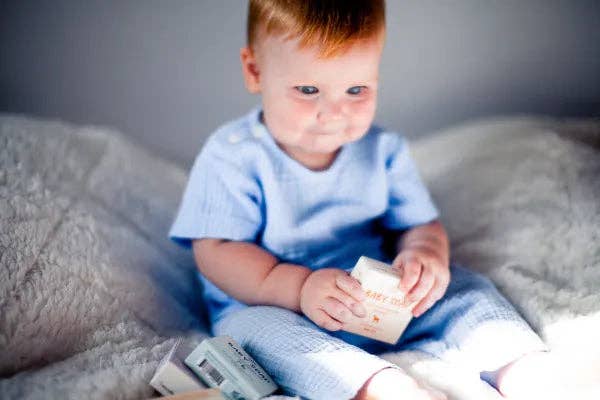 Relaxcation Organic Baby Soap Bar with Fresh Goat Milk and Raw Honey