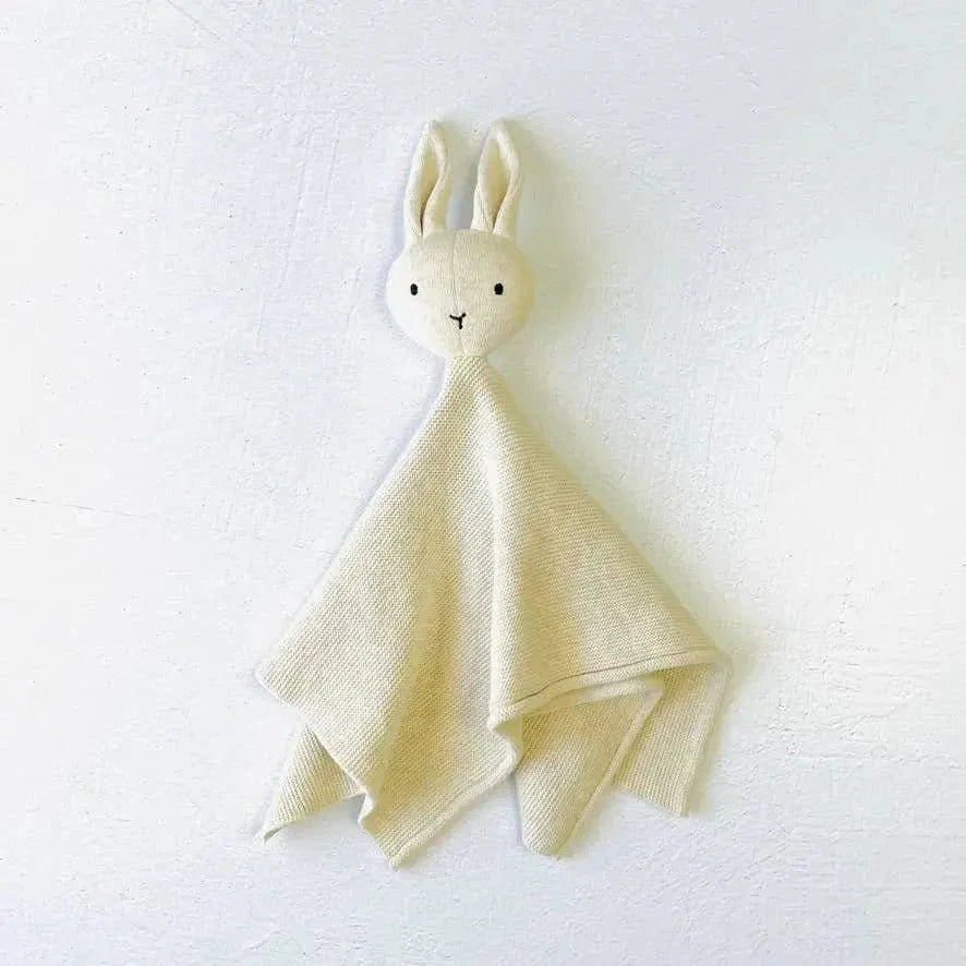 The Baby Blanket Store Bundle Natural Heather Bunny Baby Blanket &  Bunny Lovey Bundle | Organic Cotton