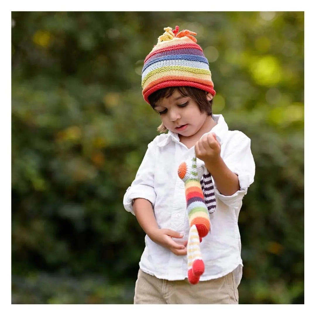 The Baby Blanket Store Bundle Multi Striped Baby Blanket & Striped Bunny Bundle | Organic Cotton