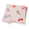 The Baby Blanket Store Crib Blanket 30" x 42" One Size / Natural Butterfly 3D | Organic Cotton Jacquard Knit Baby Blanket