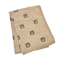 The Baby Blanket Store Crib Blanket 30" x 42" One Size / Oatmeal Heather Bear | Organic Cotton Jacquard Knit Baby Blanket