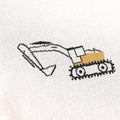 The Baby Blanket Store Crib Blanket 30" x 42" One Size Trucks | Organic Cotton Jacquard Sweater Knit Baby Blankets