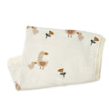 The Baby Blanket Store Crib Blanket 30" x 42" Duck Mommy & Me | Organic Cotton Jacquard Knit Baby Blanket