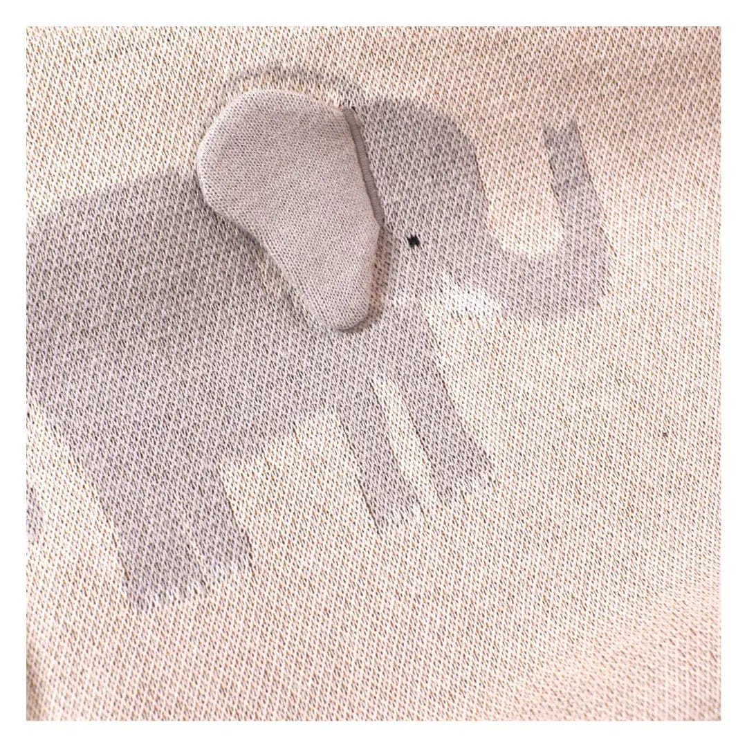 The Baby Blanket Store Crib Blanket 30"x 42" Savannah 3D | Organic Cotton Jacquard Sweater Knit Baby Blanket