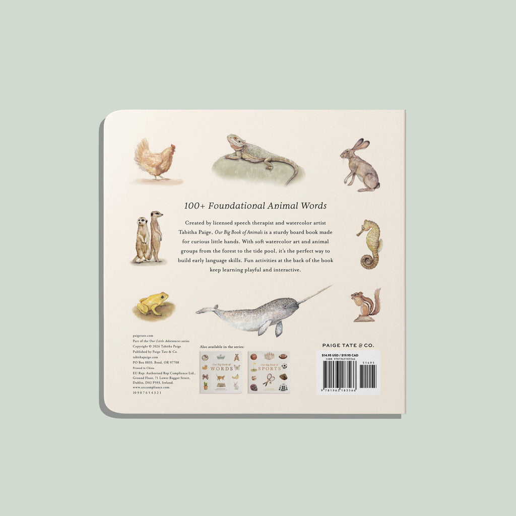 Paige Tate & Co. Our Big Book of Animals (Board Book)