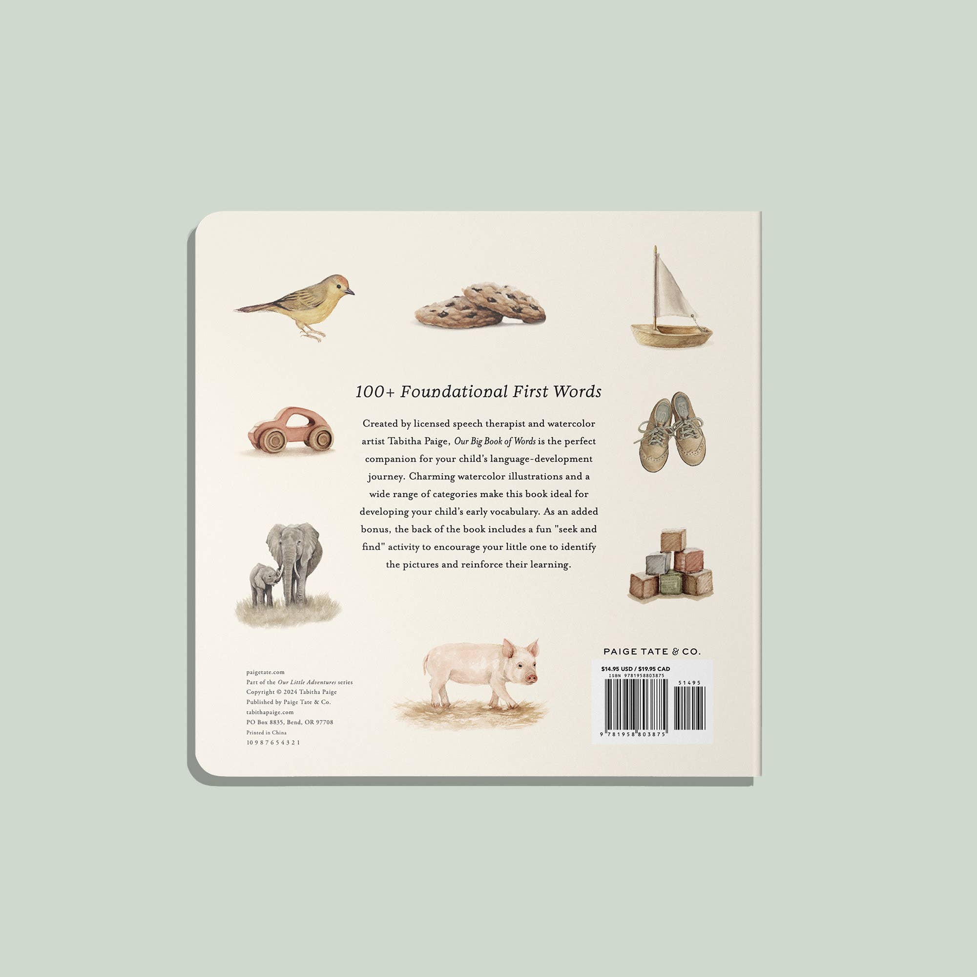 Paige Tate & Co. Our Big Book of First Words (Board Book)
