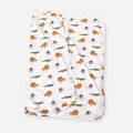 Viverano Organics OS / Natural Savannah Reversible Baby Blanket (Organic Jersey)