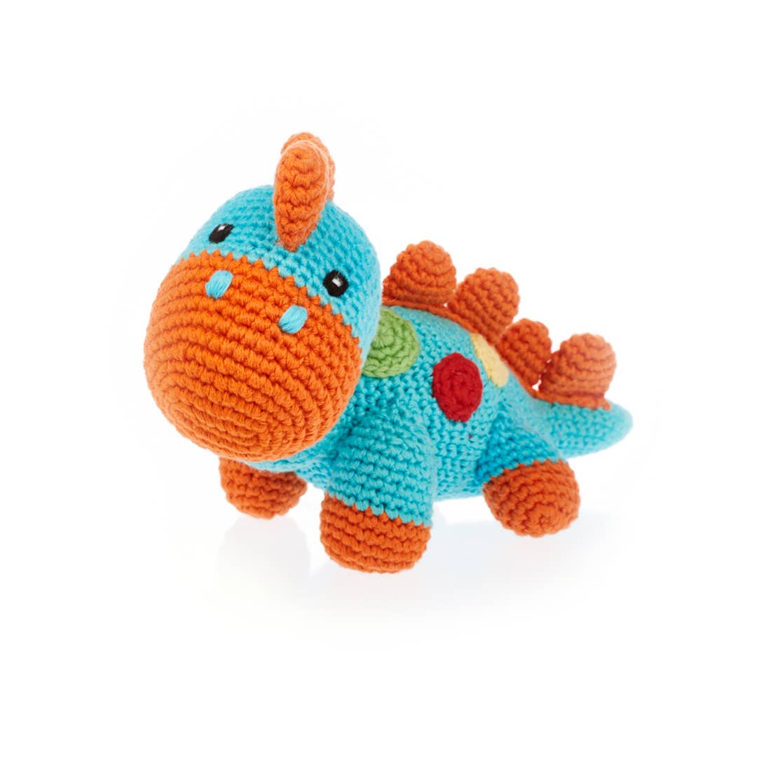 Stegosaurus Plush Dino - Turquoise - Stuffed Animal - Stuffed Animal - The Baby Blanket Store - at The Baby Blanket Store. (, )
